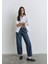 Leıla Kadın Denim Pantolon Normal Bel Klasik Kesim Modern Stil 4 Cep 4