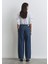 Leıla Kadın Denim Pantolon Normal Bel Klasik Kesim Modern Stil 4 Cep 7