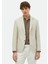 Bej Düz Zeroweight Slim Fit Pamuk Karışımlı Ceket 1