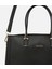 03CAH316300A100 KADIN Siyah Fermuarlı Omuz Çantası 3