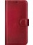 Apple iPhone 15 Plus Uyumlu Deri Cüzdanlı Kılıf Mwwn V4EF Kırmızı 4