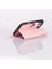 Apple iPhone 16 Pro Uyumlu, Hakiki Deri, El Yapımı, Cüzdanlı Kılıf, Toz Pembe 3