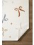 Cotto Kids CK002R Krem Halı Renkli Fiyonk Desen Kaymaz Taban Yumuşak Yıkanabilir Çocuk Odası Halısı 5