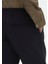 Lacivert Düz Dokuma Jogging Fit Casual Pantolon 4