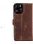 Apple iPhone 11 Pro Max Uyumlu Deri Cüzdanlı Kılıf Rfıd G2 Kahve 3
