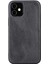 Apple iPhone 12 Mini Uyumlu Deri Arka Kapak Rock Rst1 Siyah 1