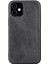 Apple iPhone 12 Mini Uyumlu Deri Arka Kapak Rock Rst1 Siyah 5