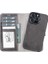 Apple iPhone 13 Pro Uyumlu Deri Cüzdanlı Kılıf Mwwn Tn1 Gri 1