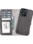 Apple iPhone 13 Pro Uyumlu Deri Cüzdanlı Kılıf Mwwn Tn1 Gri 5