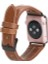 Apple Watch Uyumlu Deri Kordon 42-44-45MM Nm3-As2 Taba 2