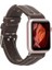 Apple Watch Uyumlu Deri Kordon 42-44-45MM Nm3-As3 Kahve 1