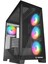 Hydra V2 4*argb Fan+Hub Temperli Cam E-Atx Siyah Oyuncu Kasası 1