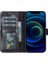 Apple iPhone 13 Pro Uyumlu Deri Cüzdanlı Kılıf Rst1 Siyah 2