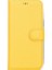 Apple iPhone 13 Pro Max Uyumlu Deri Cüzdanlı Kılıf FL12 Sarı 4