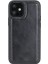 Apple iPhone 12 Mini Uyumlu Deri Arka Kapak Rst1 Siyah 5