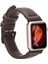 Apple Watch Uyumlu Deri Kordon 42-44-45MM Nm1-As3 Kahve 1
