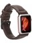 Apple Watch Uyumlu Deri Kordon 42-44-45MM Nm1-As3 Kahve 5