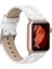 Apple Watch Uyumlu Deri Kordon Ba2 42-44-45MM F3 Beyaz 5