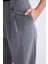 Düğme Detaylı Geniş Paça Pantolon 2