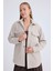 Düşük Omuz Cepli Kaşe Ceket 1