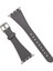 Apple Watch Uyumlu Deri Kordon 42-44-45MM Slim Rst9 Gri 4