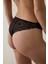 Siyah Lace Brazilian Külot 2