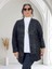 Simli Ip Örgü Uzun Kol Kapamasız Hırka Ceket 1