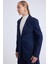 Önden Tek Düğme Kapamalı Blazer Ceket 4