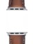 Apple Watch Uyumlu Deri Kordon 42-44-45MM SM26 Kahve 4