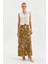Taş Baskı Saten Maxi Etek 1