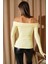 Mtxdpn Madonna Çapraz Yaka Bluz Sarı T4331 (Beden: Xl) 3