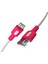 USB A-C Hızlı Şarj Kablosu (Beyaz + Beyaz/pembe Uç) (150 Cm) 1