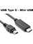 Type-C Mini USB Kablo 0.3 Metre Typec 5 Pin Kablo 2