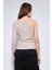 Bej Asimetrik Yaka Top 3