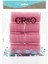 Croc 1207 Pembe Cırtlı Sünger Bigudi 8li Çap 4cm + 12LI Alüminyum Saç Pensi 3