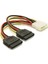 Molex Sata Power Molex 2 Sata Power Güç Kablosu Sata Power Çoklayıcı 1