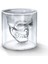 Kafatası Tasarımlı Cam Shot Bardağı – Double Layer Skull Shot Glass Şeffaf Cam 1