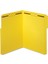 Bağlantı Elemanı Klasörleri, 1/3 Kesim, Güçlendirilmiş Tab, 2 Bağlantı Elemanı, Mektup Boyutu, Sarı, Kutu Başına 50 Klasör (22940) 1