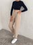 Mtxdpn Örme Krep Pantolon Çift Düğmeli Bej (Beden: Xl) 4