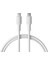 Type C-C Power Delivery Hızlı Şarj Kablosu, Beyaz Kablo, Beyaz/beyaz Uçlar (150 Cm) 1