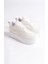 Alessı Bağcıklı Ortopedik Taban Kadın Sneaker Spor Ayakkabı Cbt - Kırık Beyaz 4