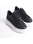 Bıana Bağcıklı Ortopedik Taban Kadın Sneaker Spor Ayakkabı Cbt - Siyah 4