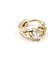 Zirkon Taşlı Gold Çiçek Halka Tragus Piercing – Şık ve Zarif Tasarım 1