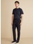Normal Bel Düz Paça Standart Lacivert Erkek Pantolon BBFW25MPT023 2