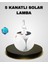 Drnds 5 Kanatlı Solar Kamp Lambası – USB Şarjlı, Taşınabilir, IP65 Su Geçirmez Bahçe Lambası 1