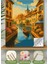 Sayılarla Boyama Seti 40X50 cm (Çıtalı) Fırça Boya Dahil Numaralı Tuval Roma Sokakları 3