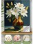 Sayılarla Boyama Seti 40X50 cm (Çıtalı) Fırça Boya Dahil Numaralı Tuval Renkli Vazo Beyaz Çiçek 3