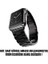 Series 7 45MM Için Metal Stainless Steel Kordon Siyah 2