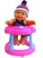 Yürüteçli Et Bebek Kız Çocuklar İçin Pembe Renkli 20 cm Boyunda 2