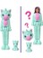 Mini Barbieland Cutie Reveal Sürpriz Paket Peluş Kostümlü Bebek ve Mini Hayvan 4 cm 5